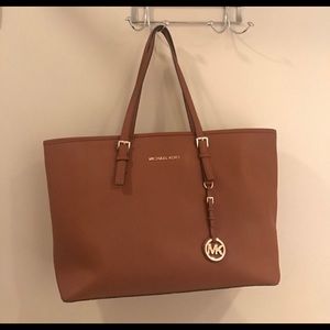 Michael Kors Brown Jet Set Tote